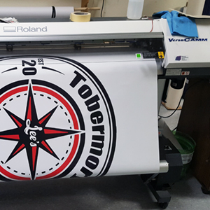 VersaCamm1 Sign printing sample